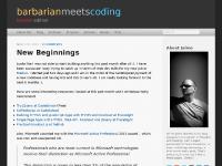 barbarian meets coding barbarian meets coding