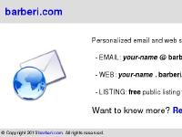 barberi.com personalized email and web subdomains - 2012-07-29