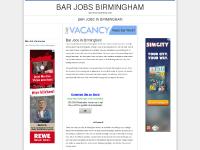 Bar Jobs Birmingham Bar Jobs Birmingham