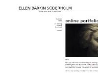 barkin.se ELLEN BARKIN SÖDERHOLM, the artist, oil painting barkin.se ELLEN BARKIN SÖDERHOLM, the artist, oil painting