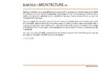 Barnes Architecture, Inc.