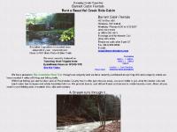 Barnett Cabin Rentals Millpoint WV Secluded Log Cabins on wild trout stream, Pocahontas County WV