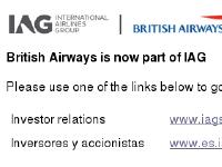British Airways - Investor Relations Home