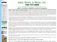 Bat removal, bird control, wildlife conflict resolution and predator trapping services for Ohio and US