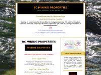 bcminingproperties.com BC, Mining Property, BC Mining Properties