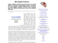 bestminidigitalcameras.com Features of Mini Digital Cameras, Camera Zoom Specifications, Camera Resolution