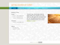 Bethel church of Christ - Home