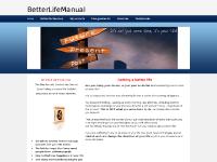 BetterLifeManual - Home BetterLifeManual - Home