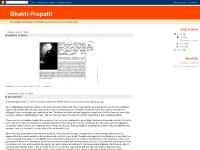 Bhakti-Prapatti Bhakti-Prapatti