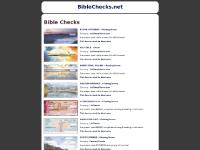 Bible Checks, Bible Personal Checks