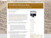 The Biblia Hebraica Blog