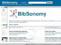 bibsonomy.org BibTeX, bookmarks, knowledge discovery