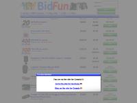 bidfun.ca 2. Buy bids, 3. Bid, 4. Win!