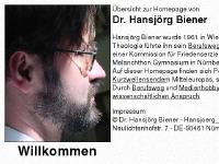 Dr.<b>Hansjörg Biener</b> - biener-media.de