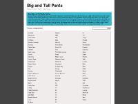 Big and Tall Pants Big and Tall Pants