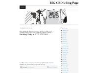 BIG CED's Blog Page | ‘You really find out the character and worth of a man when he is not at his best, but when he is at his worst!’