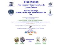 blue-italian.com Spode blue italian