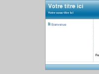 Bienvenue - Votre titre ici