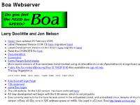 boa.org News!, Documentation, Screenshot boa.org News!, Documentation, Screenshot
