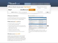 Boardhost: Create a free forum. Reliable, remotely hosted.