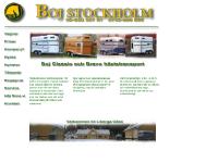 Boj Stockholm, hästsläp, hästlastbilar Boj Stockholm, hästsläp, hästlastbilar