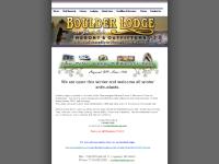 Boulder Lodge on Ghost Lake Boulder Lodge on Ghost Lake