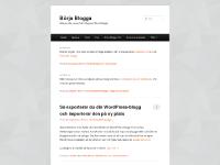 liten borjablogga.se skärmbild