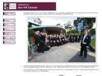 Box Hill Chorale - Home Box Hill Chorale - Home
