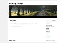 Hosted by Servage | Just another WordPress site