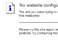 No website configured