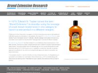 Brand Extension Research - The Innovator of Brand Extension Brand Extension Research - The Innovator of Brand Extension