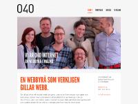 brandinternet.se Webbyrå i Malmö - 040 Internet, Portfolio, Om oss
