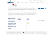 Branson | Home | Ultrasonic Plastic Joining | Metal Welding | Precision Cleaning | Liquid Processing