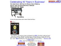 Stencil Machines, Sign and Decal Systems from BREN Inc. Stencil Machines, Sign and Decal Systems from BREN Inc.