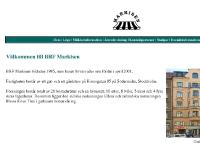 Kontaktpersoner, Stadgar, Boendeinformation  Kontaktpersoner, Stadgar, Boendeinformation