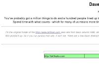 Dave Brillhart's Home Page