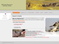 Biological Research - Research in Namibia Biological Research - Research in Namibia