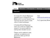 Welcome to Britishwaterways.co.uk, 2,200 of canals and rivers and inland waterways