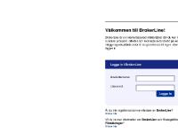 Logga in i BrokerLine