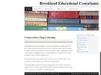Brookland Educational Consultants | Common Sense College Counseling
