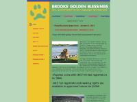brooksgoldenblessings.com AKC Golden Retreivers AKC Golden Retriever puppies Golden Retrievers BROOKS' GOLDEN BLESSINGS, AKC Championship OFA Bloodlines, Golden Retriever Puppies