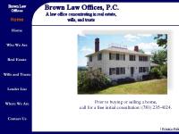 brownlawofficespc.com Who We Are, Real Estate, Wills and Trusts