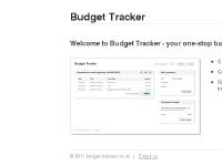 Budget Tracker