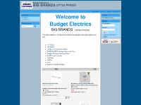 Budget Electrics - BIG BRANDS LITTLE PRICES Budget Electrics - BIG BRANDS LITTLE PRICES