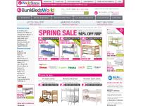  Wooden Bunk Beds, 3 Sleeper Bunk Beds, High Sleepers, Cabin Beds