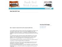 Bunk Bed with Futon | Bunk Bed With Futon
