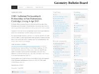 Geometry Bulletin Board | Office door 2.0