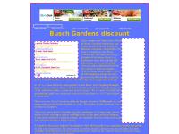 Busch Gardens Discount tickets