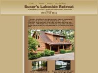 Buser's Lakeside Retreat overlooking Lake Nottely.