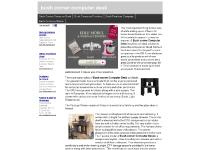 bush corner computer desk